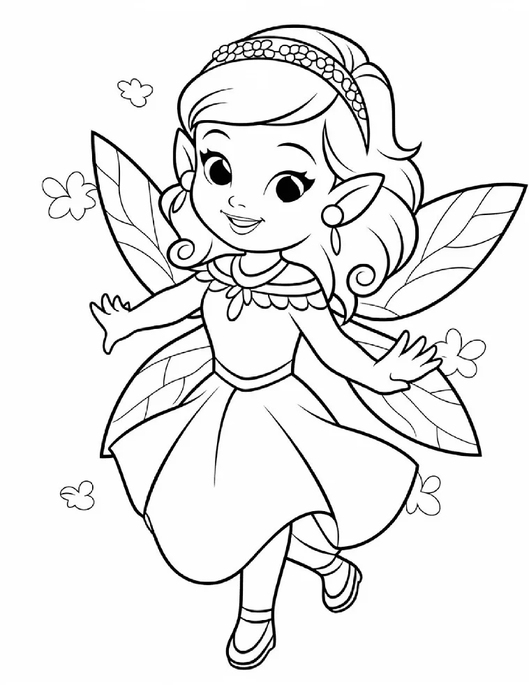 Desenhos de Fadas para colorir 32