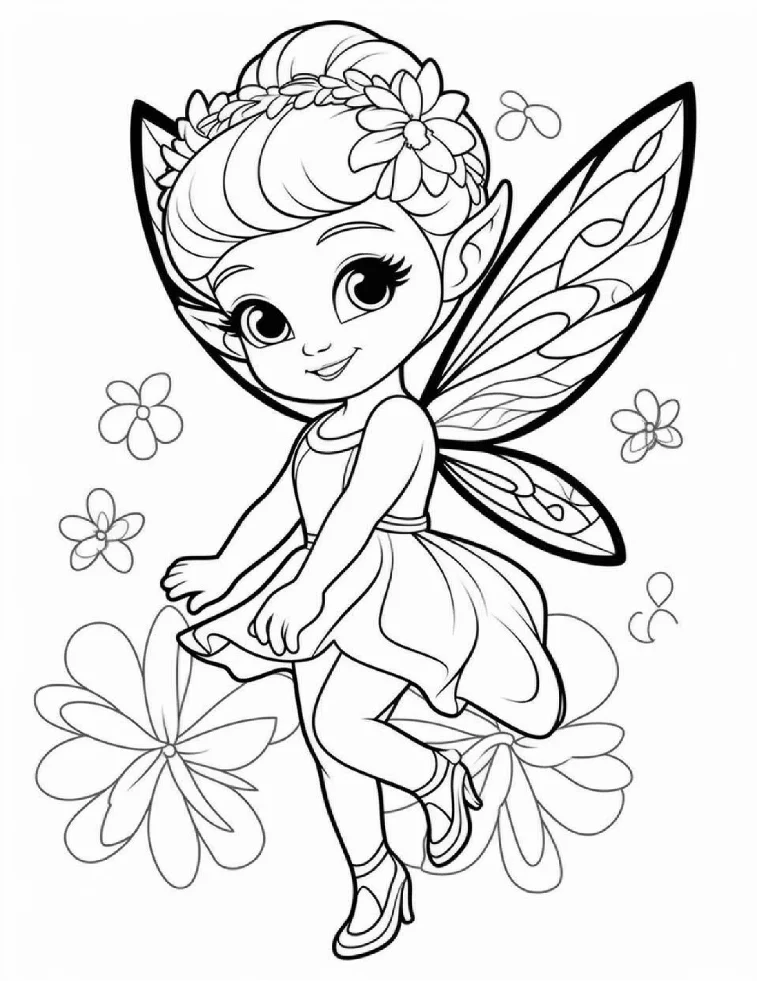 Desenhos de Fadas para colorir 33