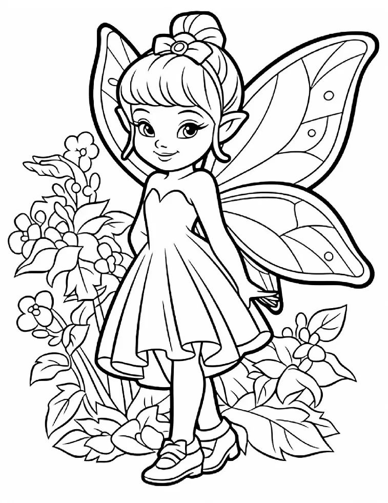 Desenhos de Fadas para colorir 35