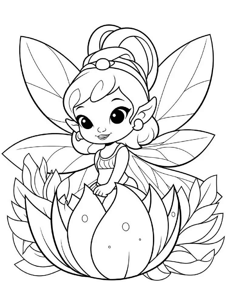 Desenhos de Fadas para colorir 40