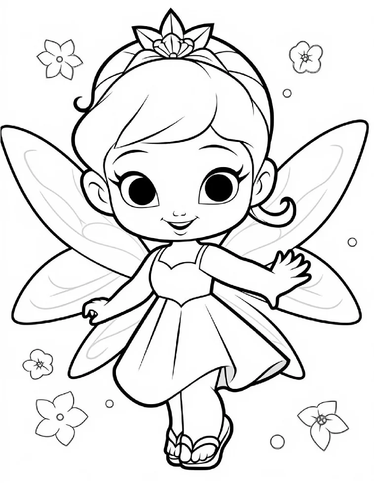Desenhos de Fadas para colorir 41