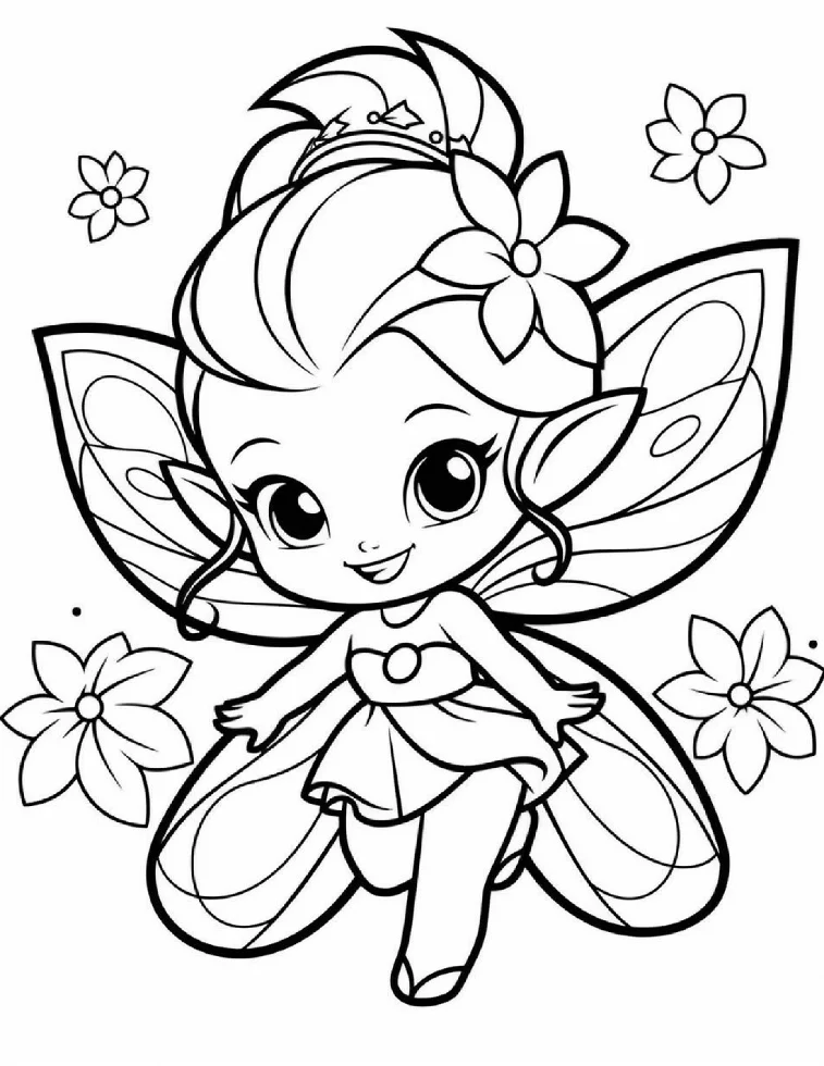 Desenhos de Fadas para colorir 42
