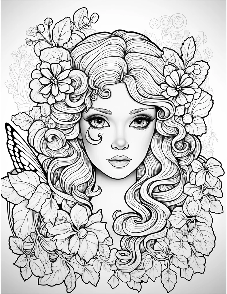 Desenhos de Fadas para colorir 53