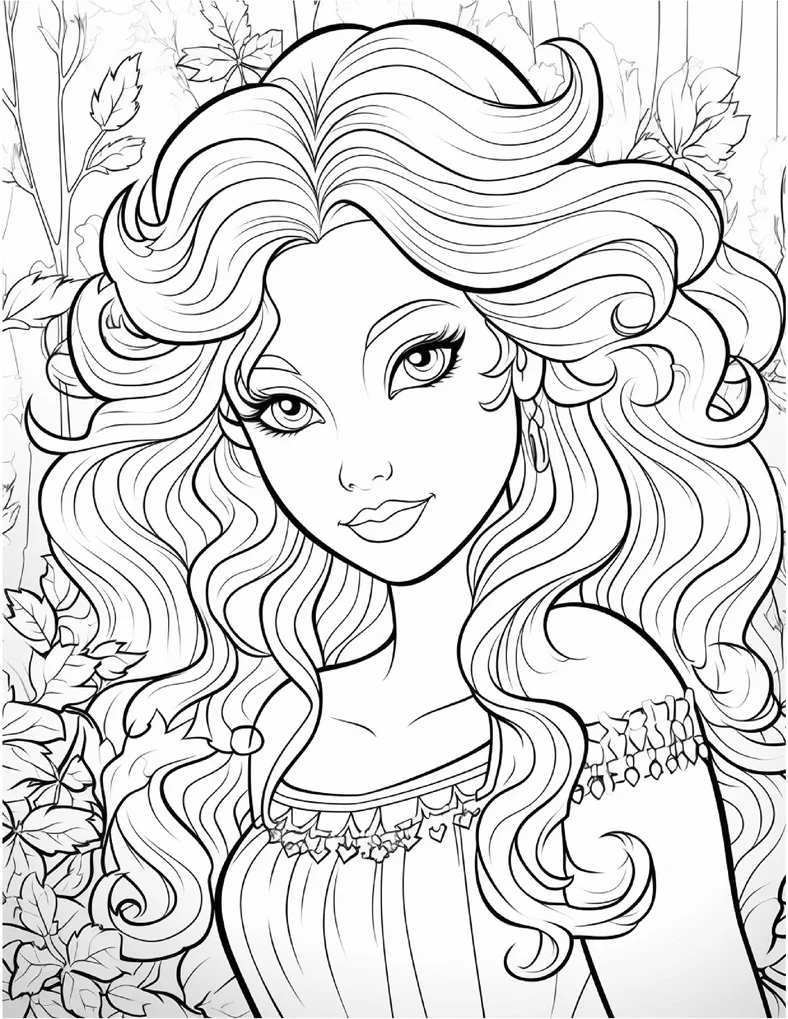 Desenhos de Fadas para colorir 54