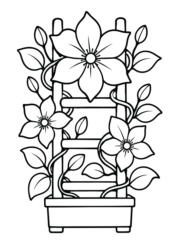 Desenhos de Flores para colorir 56