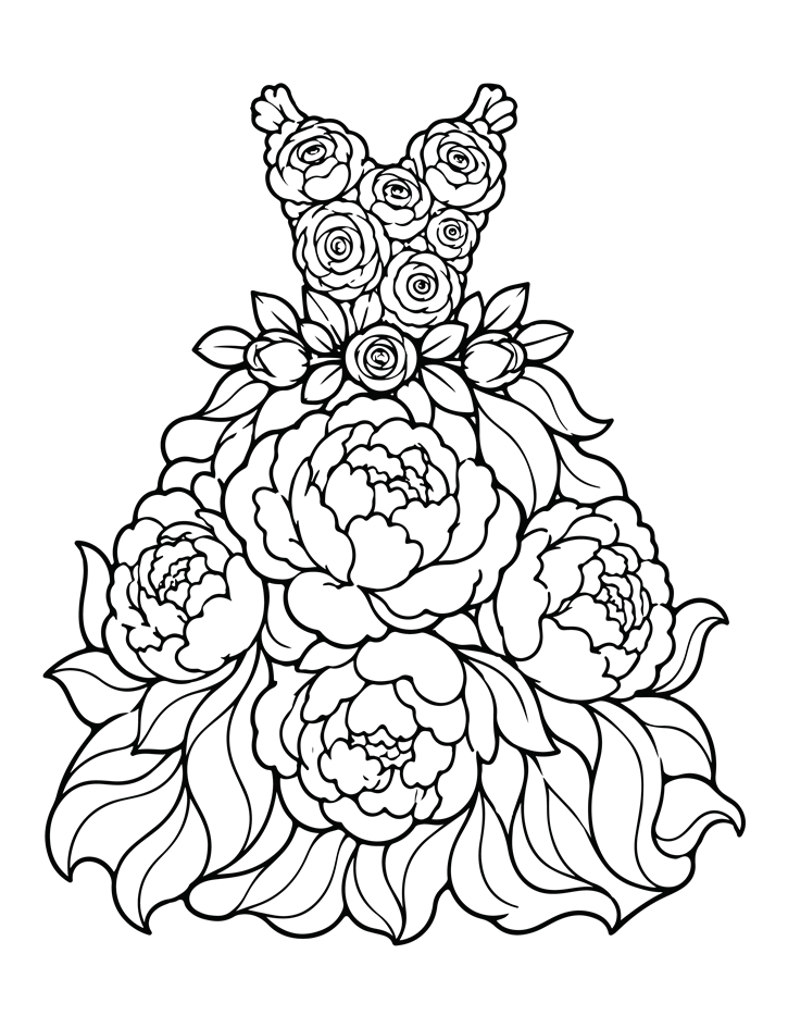 Desenhos de Flores para colorir 73