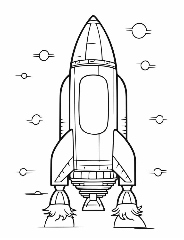 Desenhos de Foguetes para colorir 12