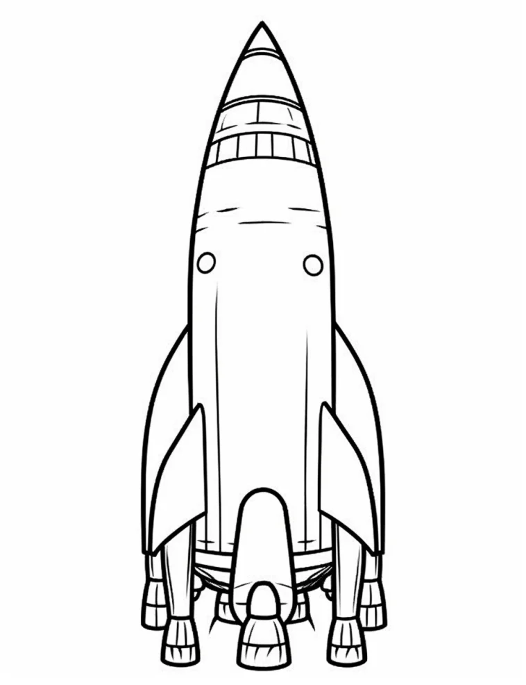 Desenhos de Foguetes para colorir 14