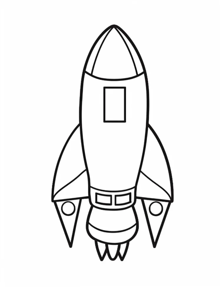 Desenhos de Foguetes para colorir 17