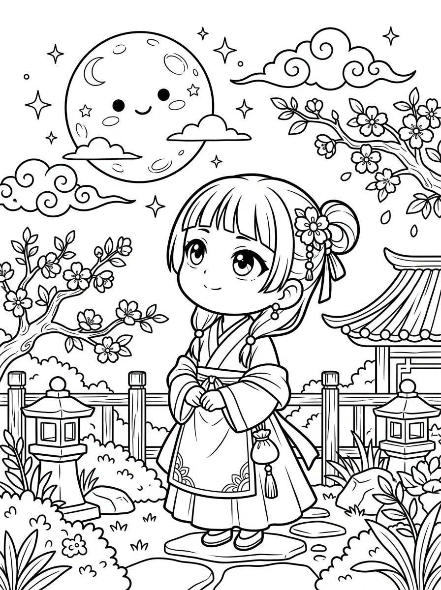 Desenhos de Maomao Apotecária para colorir 17