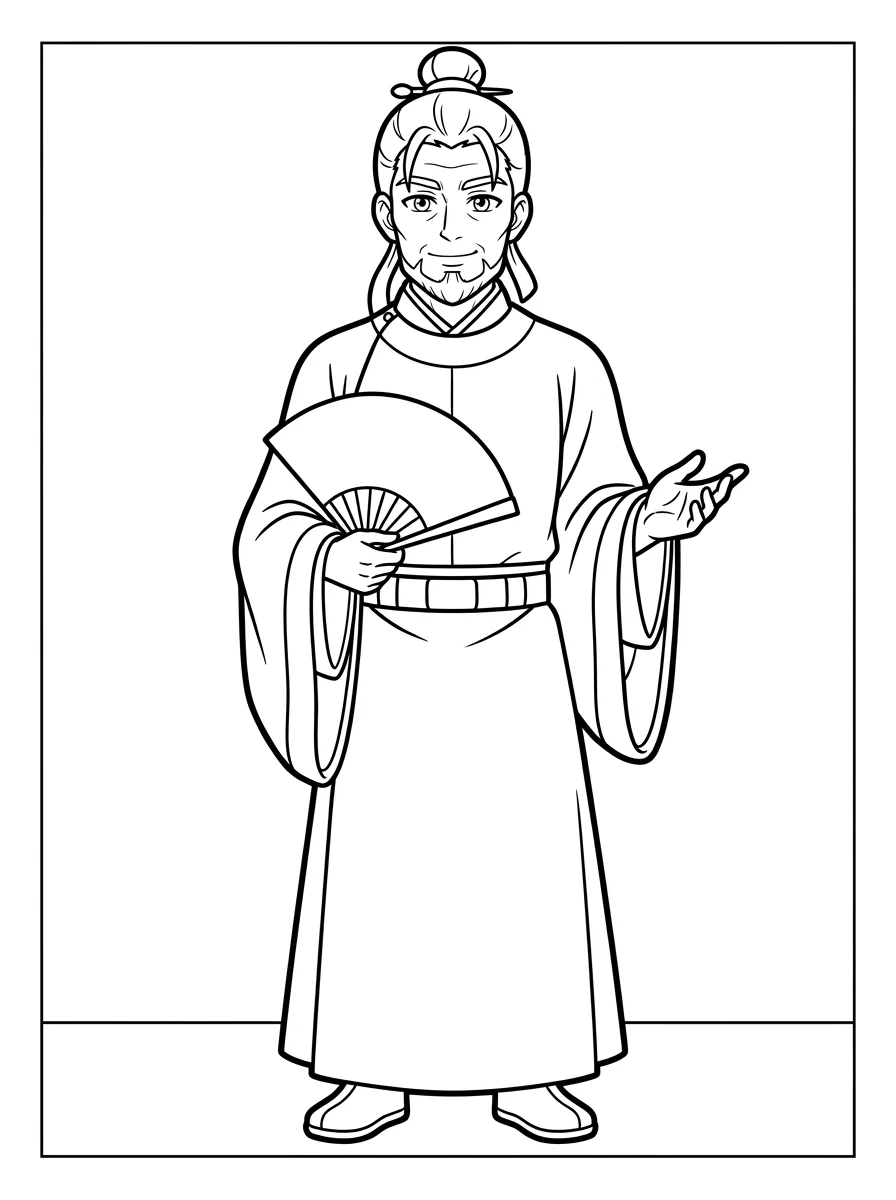 Desenhos de Maomao Apotecária para colorir 18