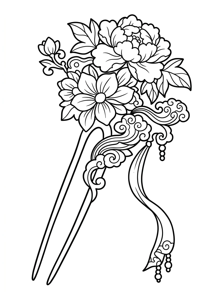 Desenhos de Maomao Apotecária para colorir 32