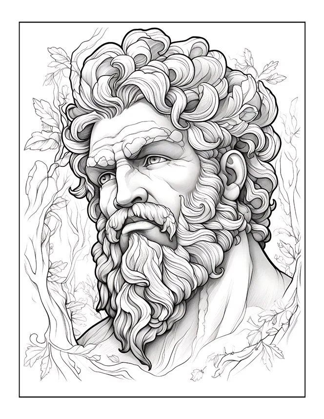 Desenhos de Mitologia Grega para colorir 17