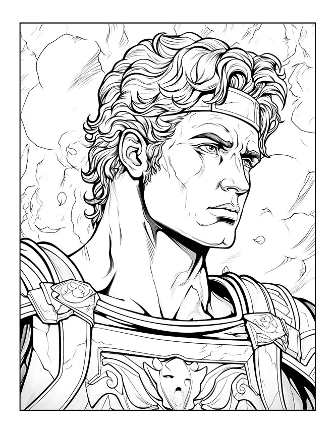 Desenhos de Mitologia Grega para colorir 20