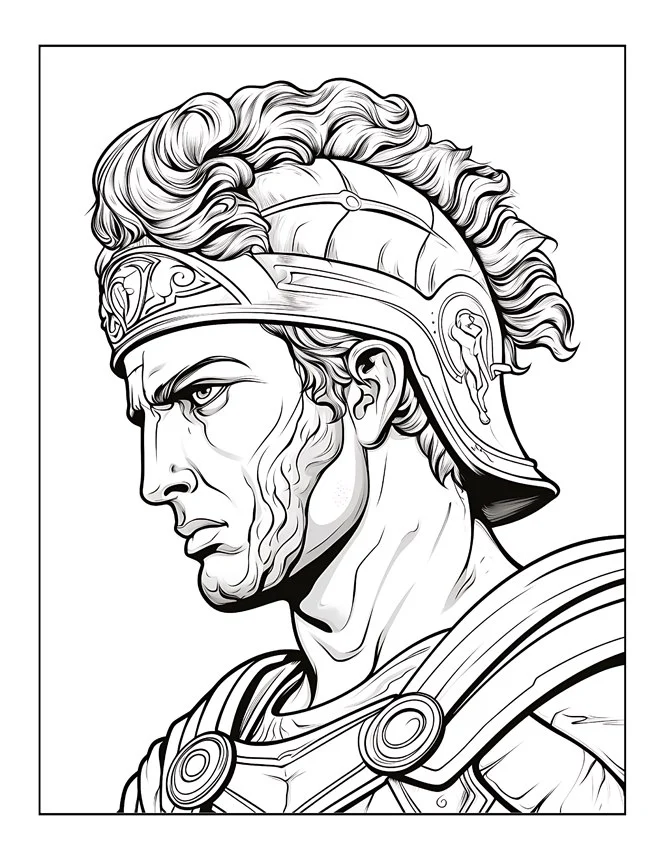 Desenhos de Mitologia Grega para colorir 23