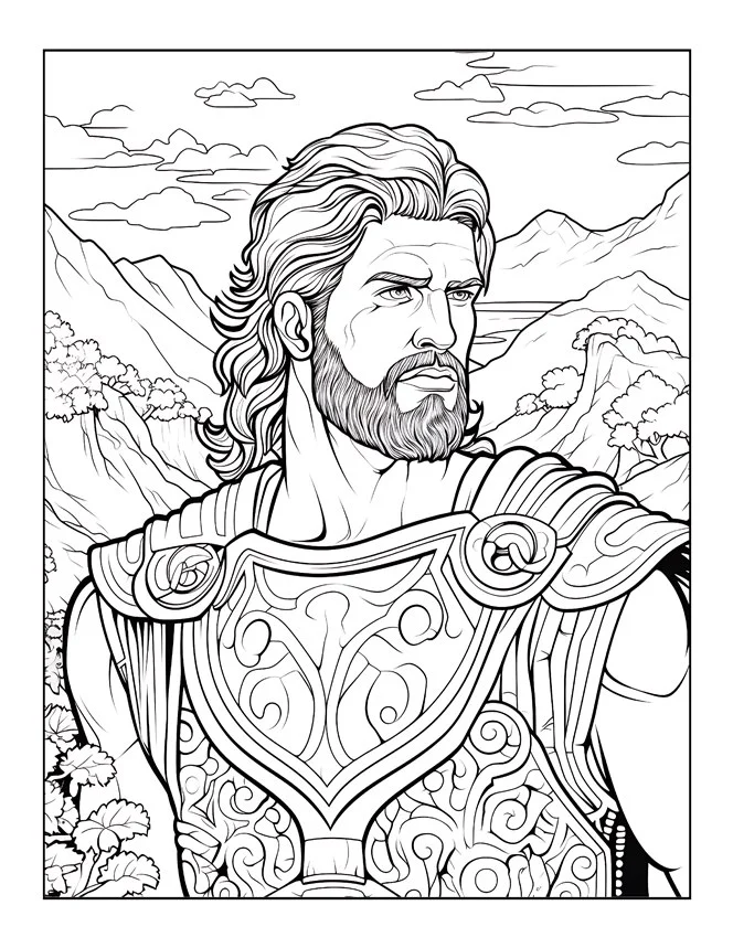 Desenhos de Mitologia Grega para colorir 25