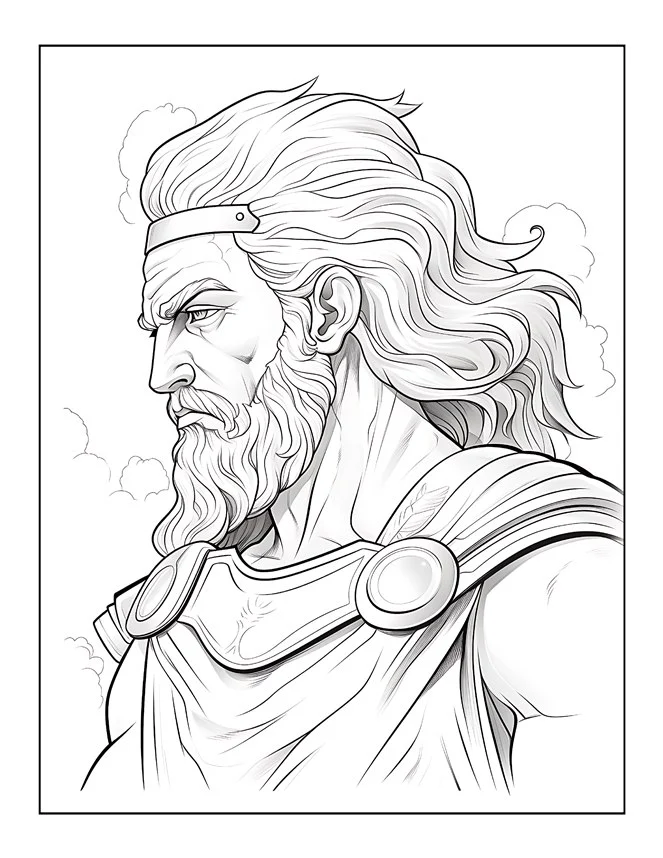 Desenhos de Mitologia Grega para colorir 26