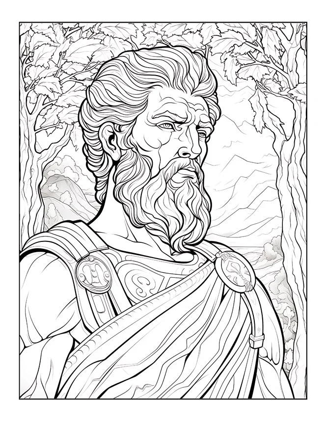 Desenhos de Mitologia Grega para colorir 31