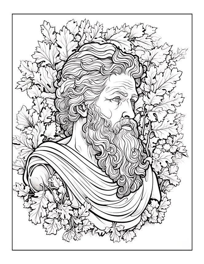 Desenhos de Mitologia Grega para colorir 36