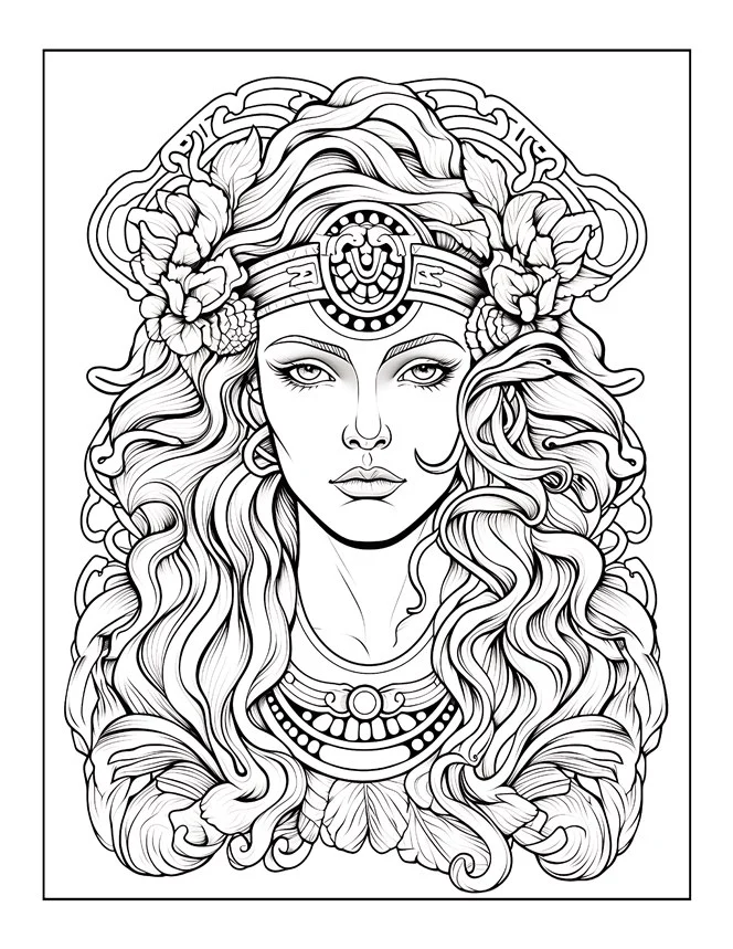 Desenhos de Mitologia Grega para colorir 37