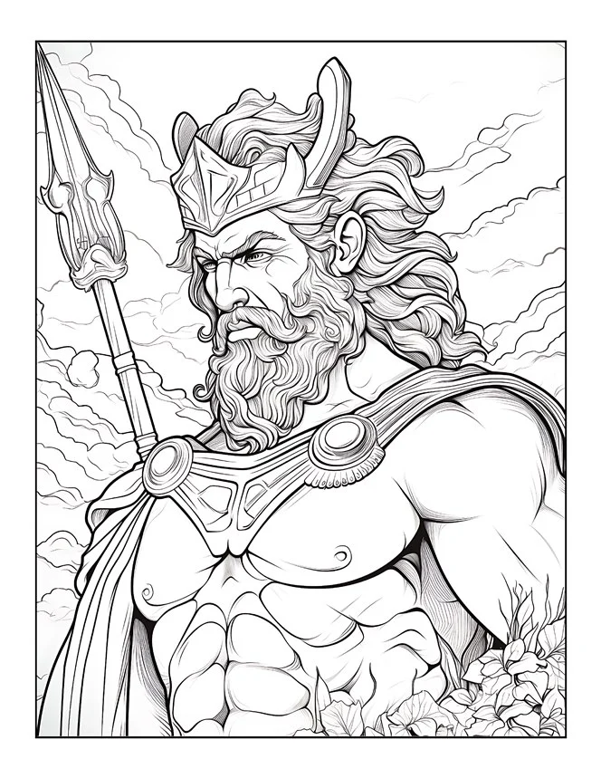 Desenhos de Mitologia Grega para colorir 39