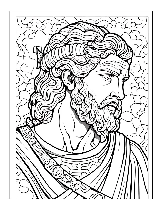Desenhos de Mitologia Grega para colorir 41