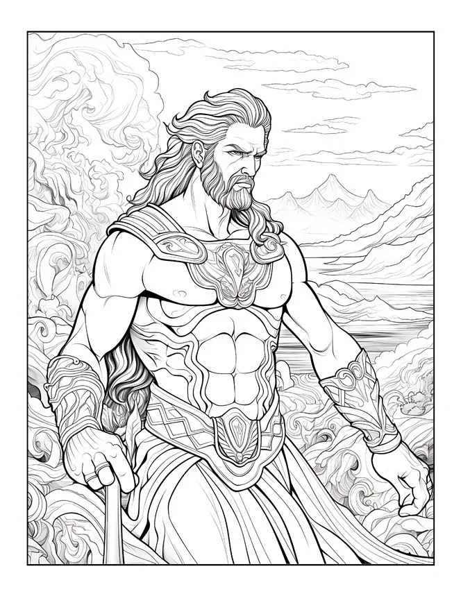 Desenhos de Mitologia Grega para colorir 44