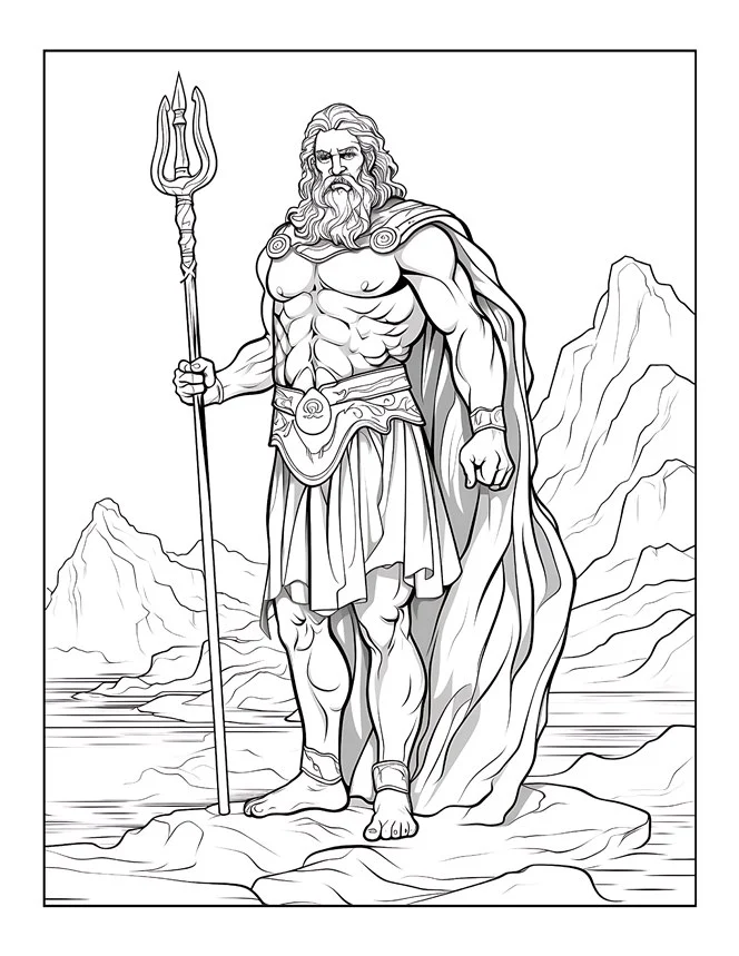 Desenhos de Mitologia Grega para colorir 45