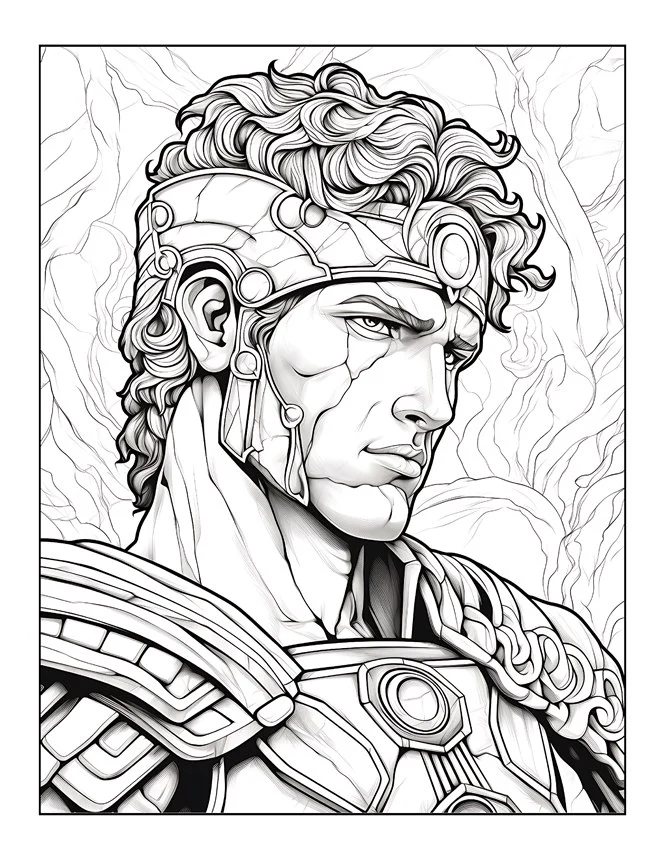 Desenhos de Mitologia Grega para colorir 51