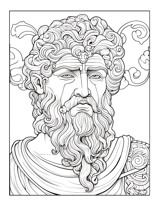 Desenhos de Mitologia Grega para colorir 56