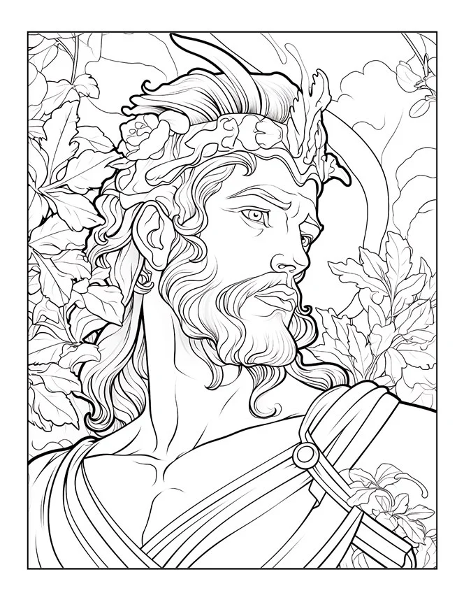 Desenhos de Mitologia Grega para colorir 57