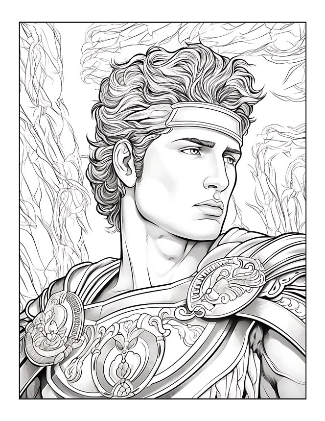 Desenhos de Mitologia Grega para colorir 61