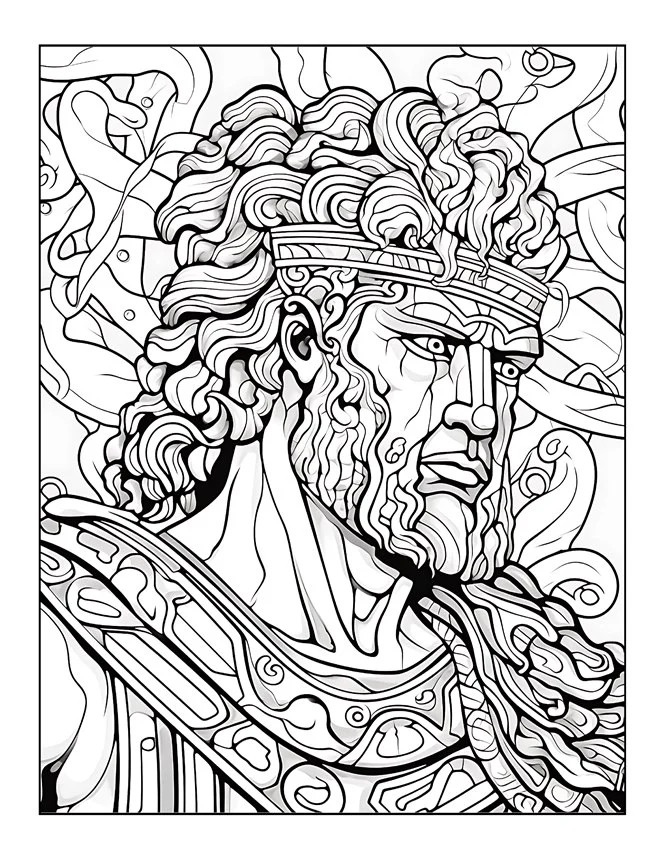 Desenhos de Mitologia Grega para colorir 63