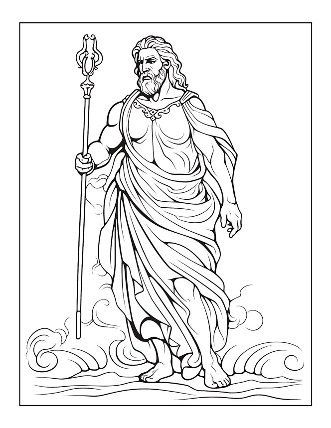 Desenhos de Mitologia Grega para colorir 66