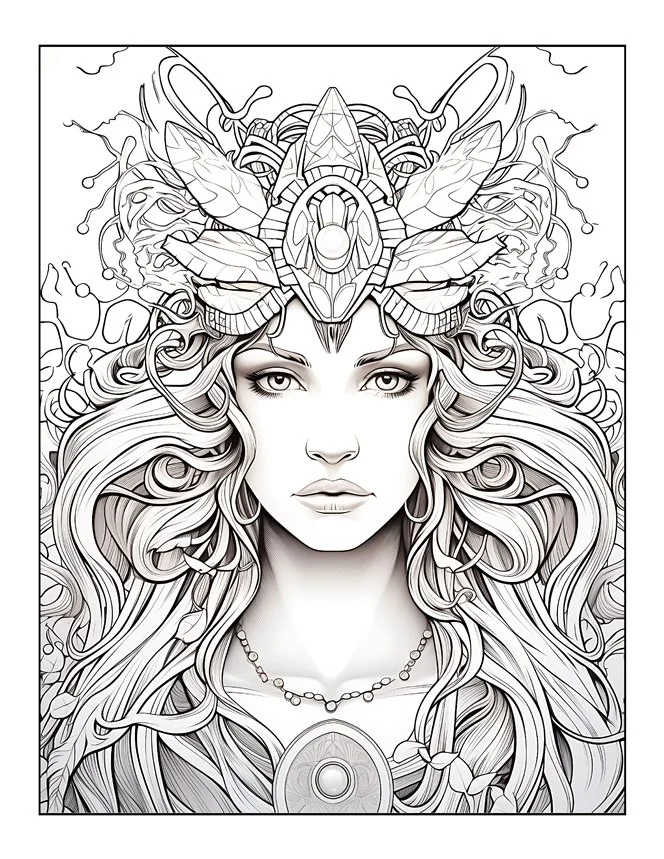 Desenhos de Mitologia Grega para colorir 69