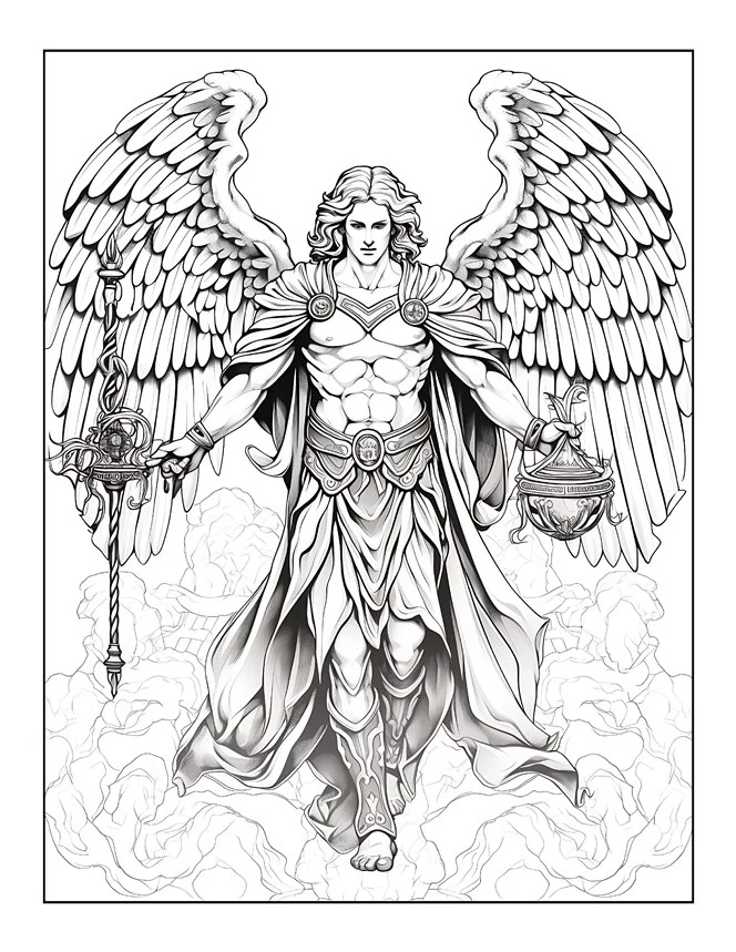 Desenhos de Mitologia Grega para colorir 73