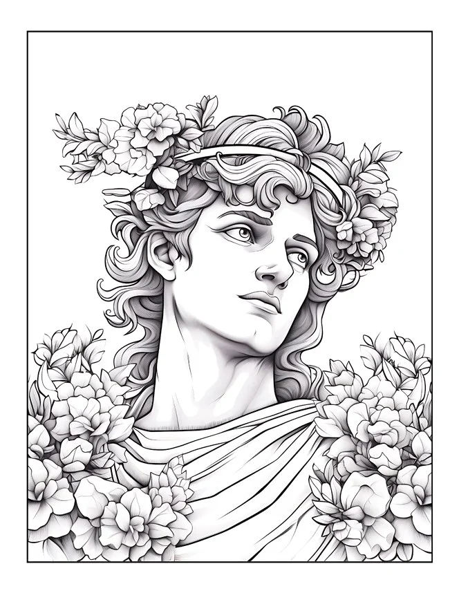 Desenhos de Mitologia Grega para colorir 76