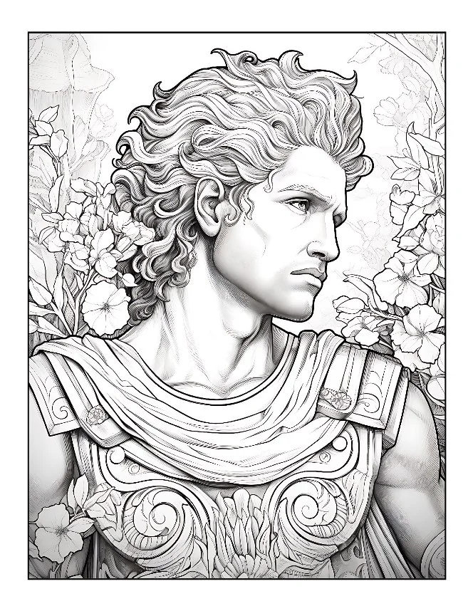 Desenhos de Mitologia Grega para colorir 82