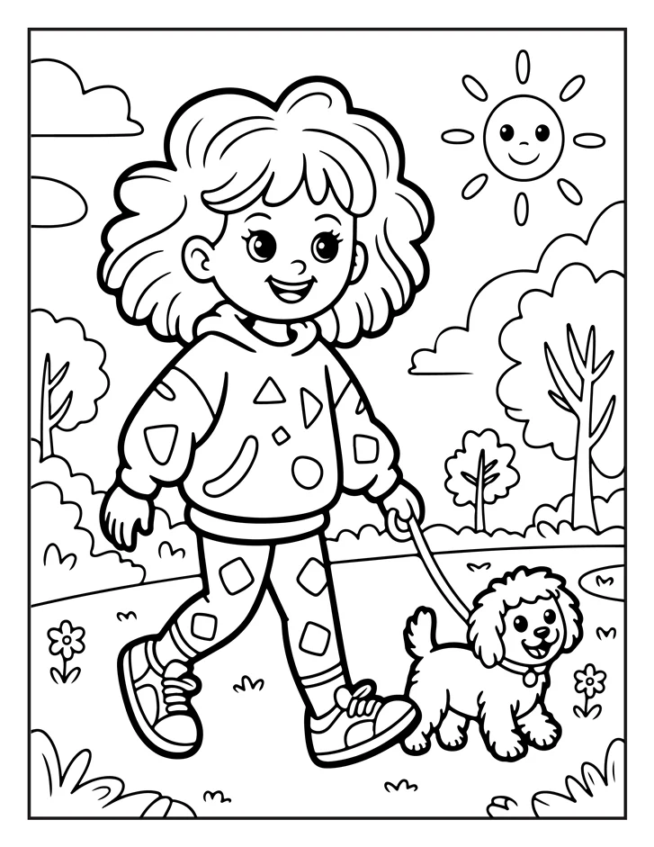 Desenhos de Moda Anos 80 para colorir 31