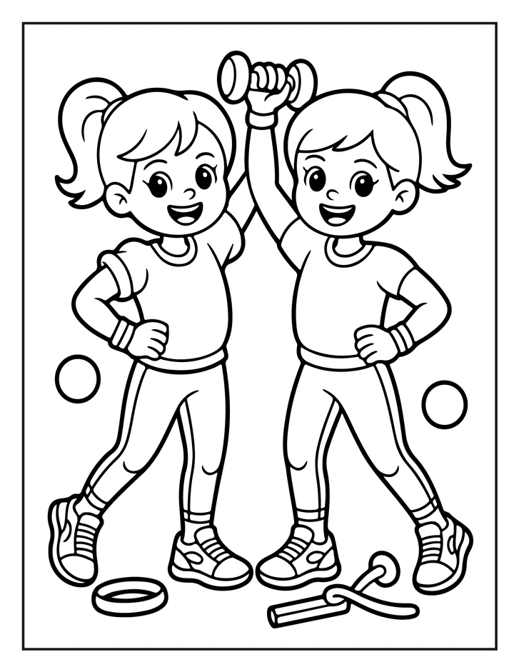 Desenhos de Moda Anos 80 para colorir 35