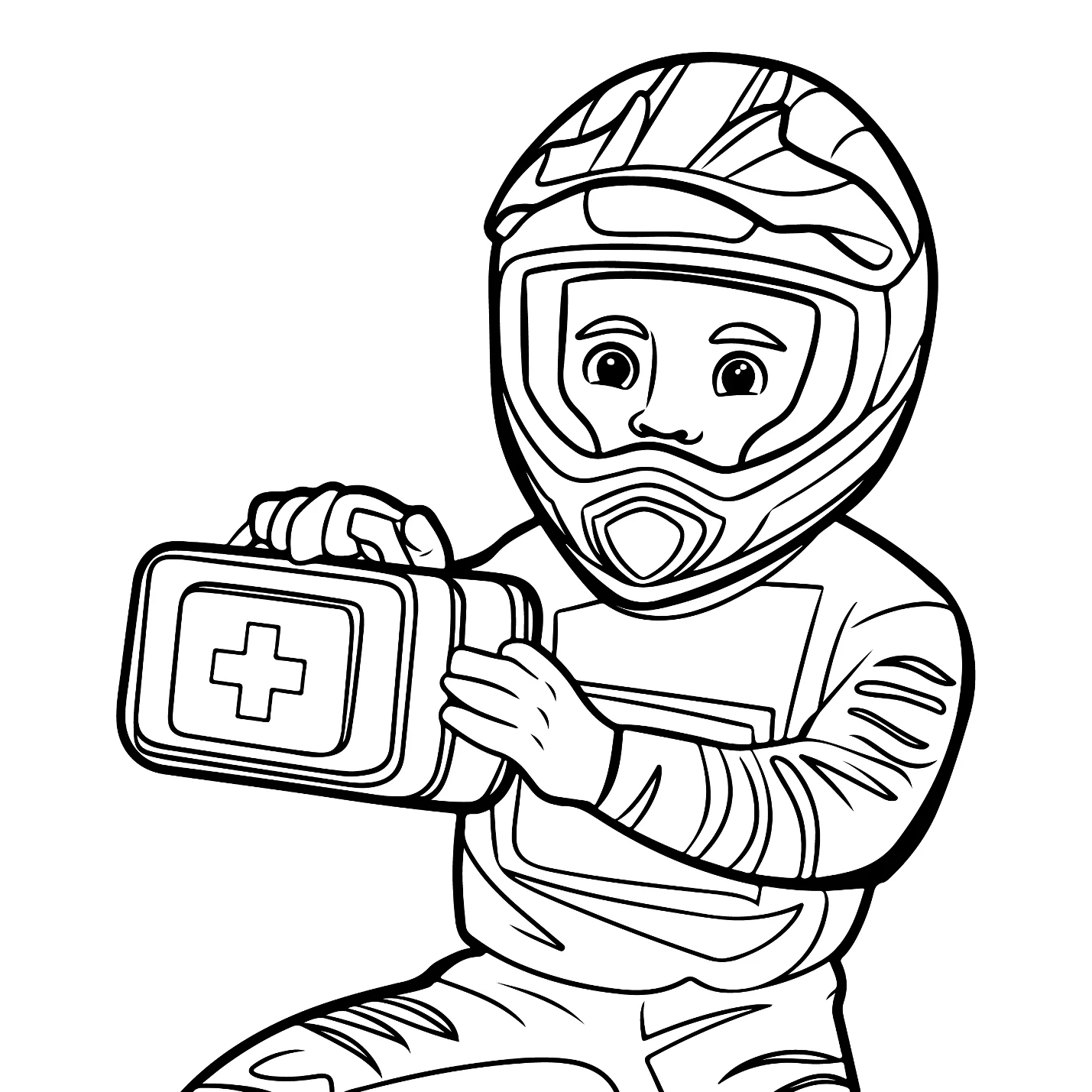 Desenhos de Motocross para colorir 11