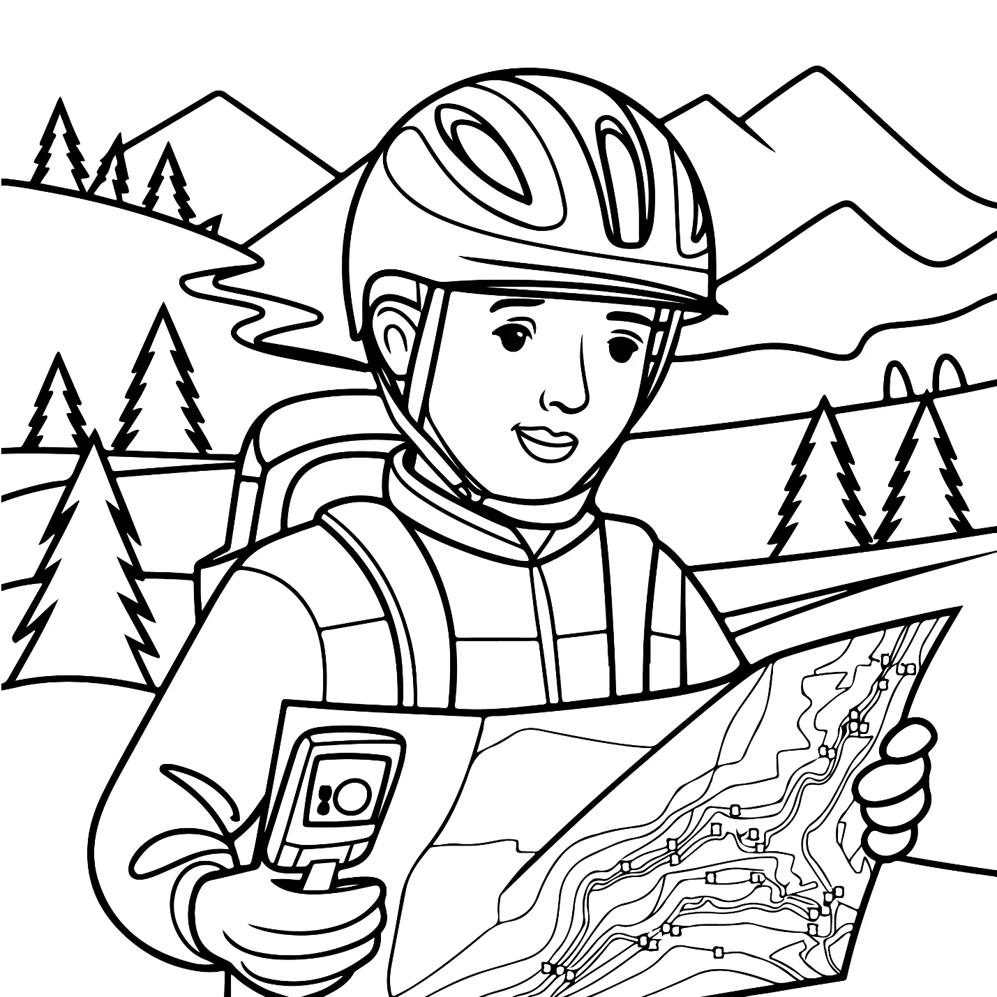 Desenhos de Motocross para colorir 16