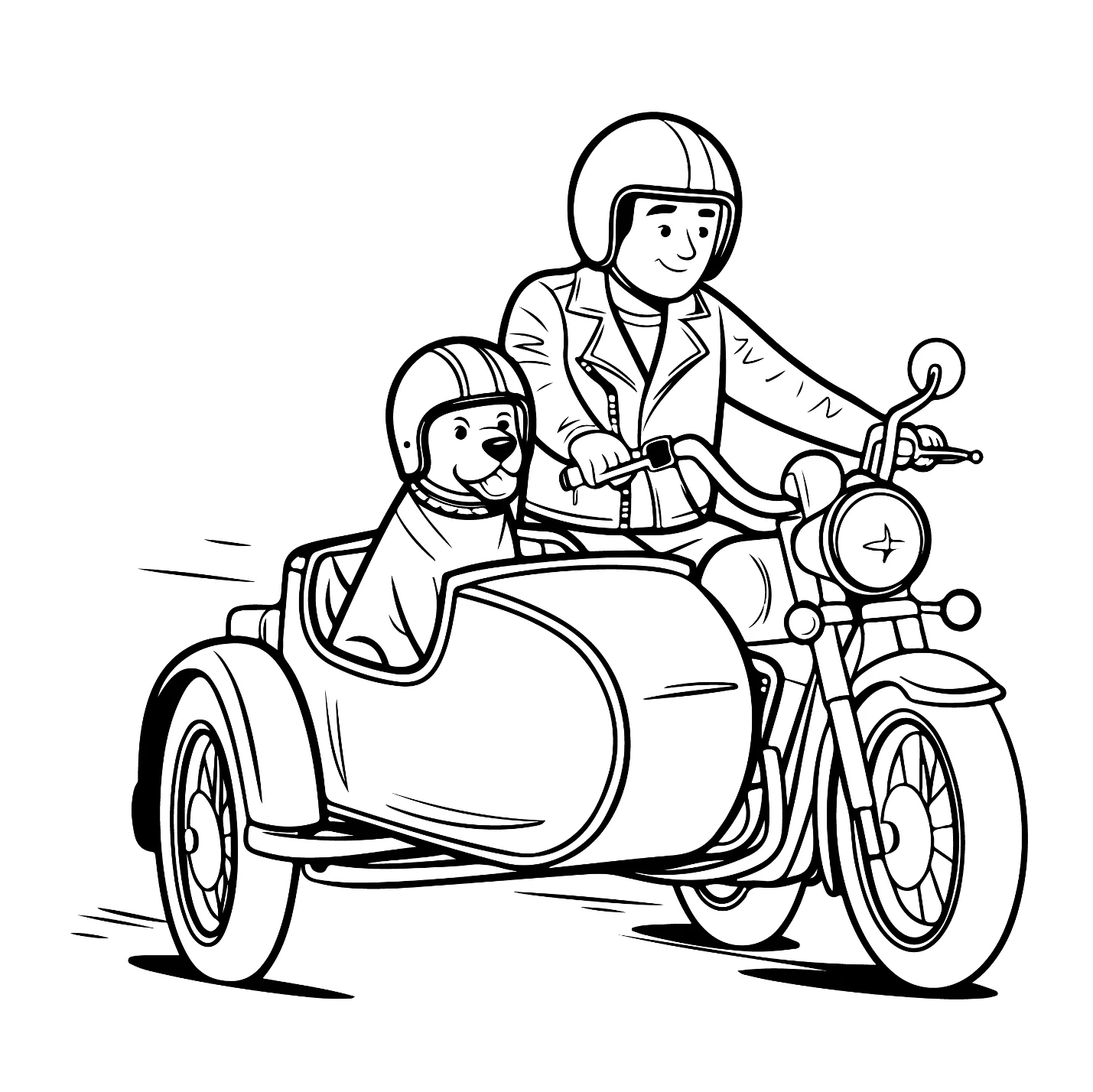 Desenhos de Motocross para colorir 23