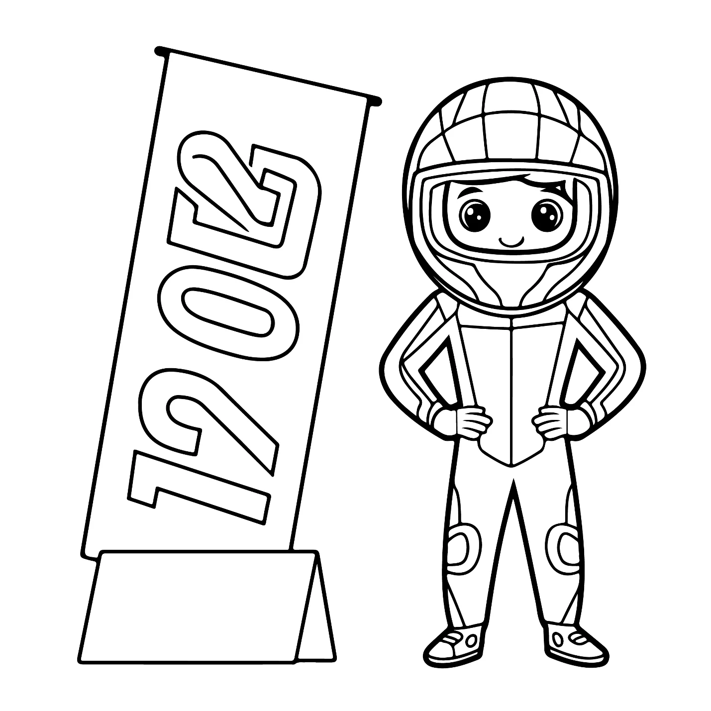 Desenhos de Motocross para colorir 27