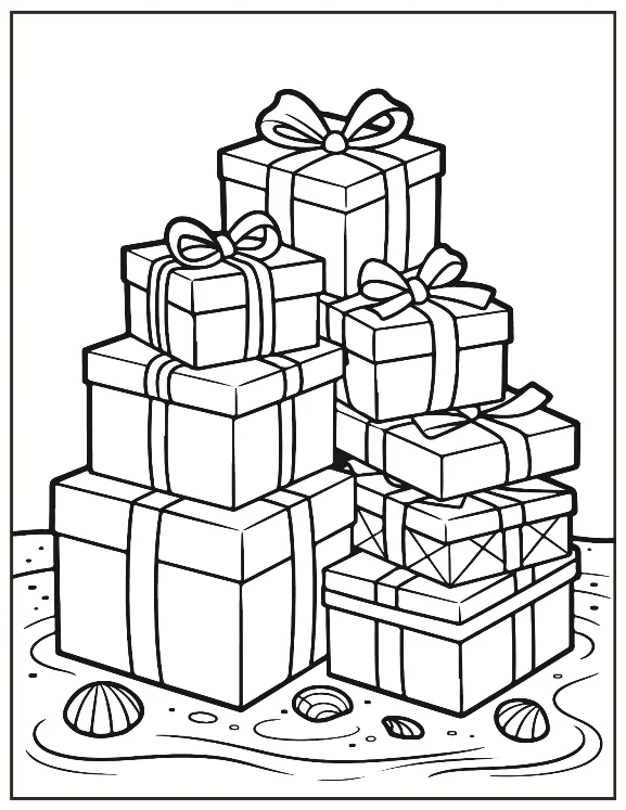 Desenhos de Natal para colorir 105