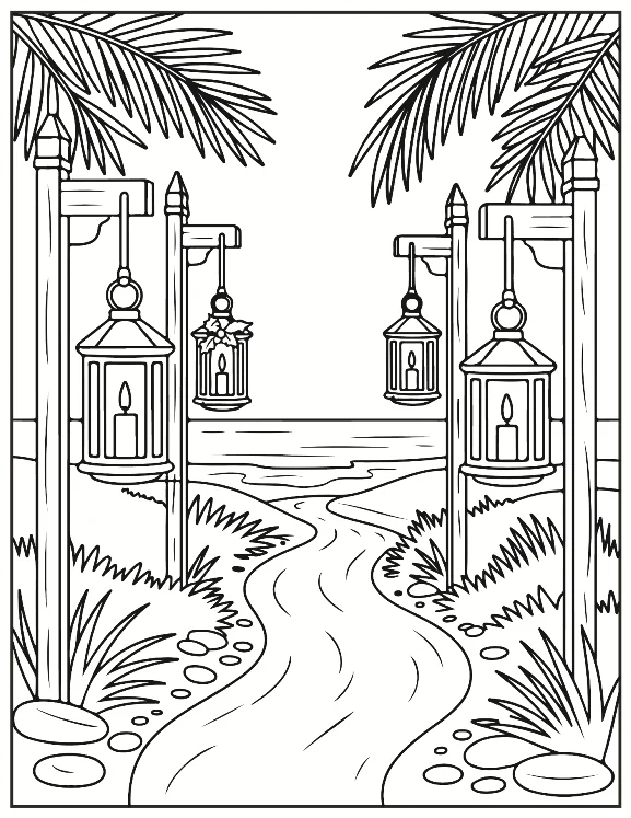 Desenhos de Natal para colorir 106