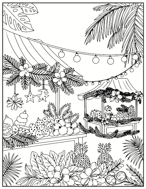 Desenhos de Natal para colorir 110