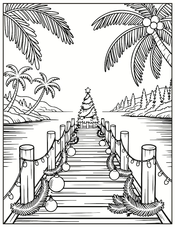 Desenhos de Natal para colorir 115