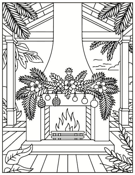 Desenhos de Natal para colorir 124
