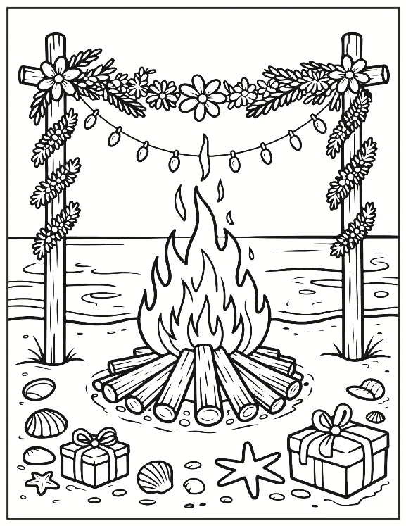 Desenhos de Natal para colorir 144